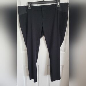 Isabel Maternity Side Panel Black Skinny Trousers Size 12